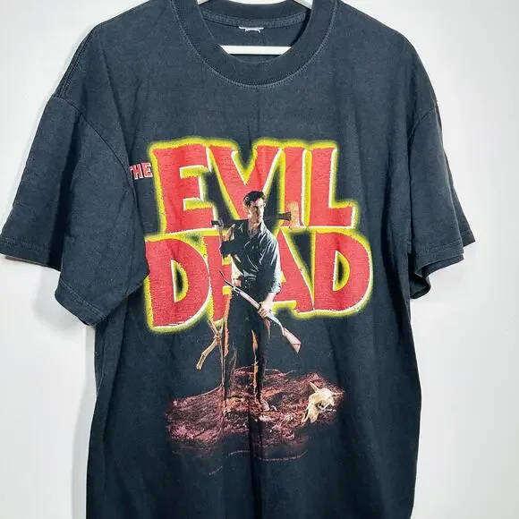 Vintage Rare The Evil Dead, Dated 2001, Horror Movie Promo Shirt Size XL men’s